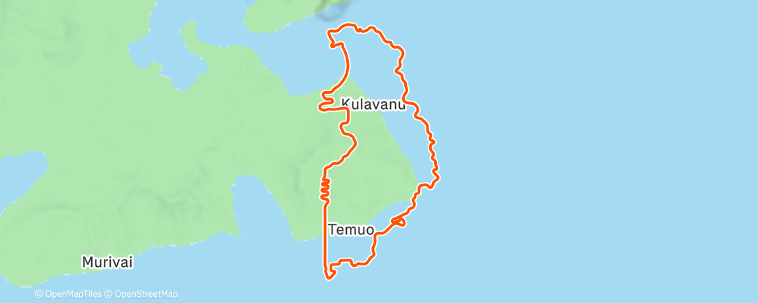 Map of the activity, Zwift - Elevation Evaluation in Watopia