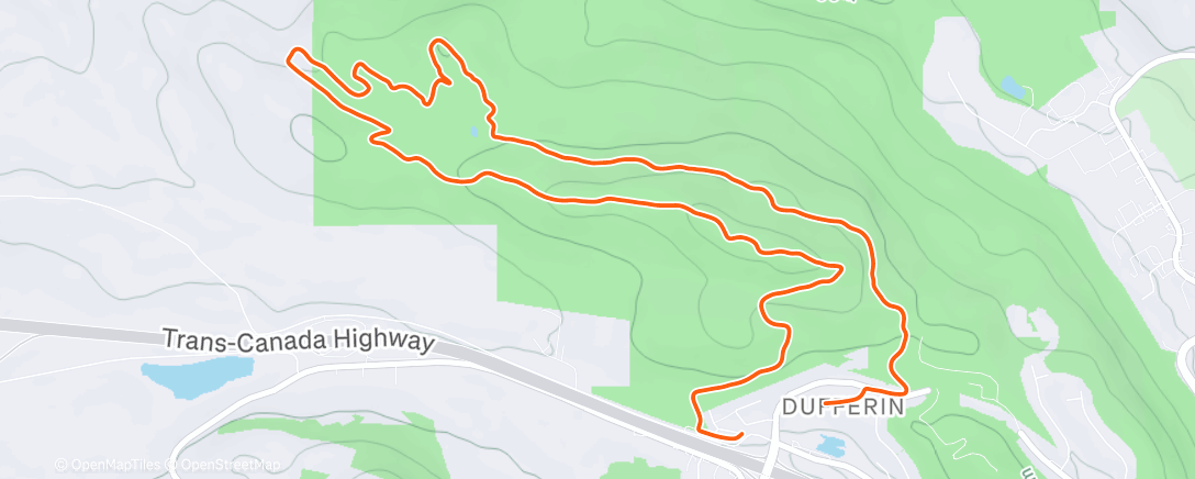 Карта физической активности (Kenna jog)