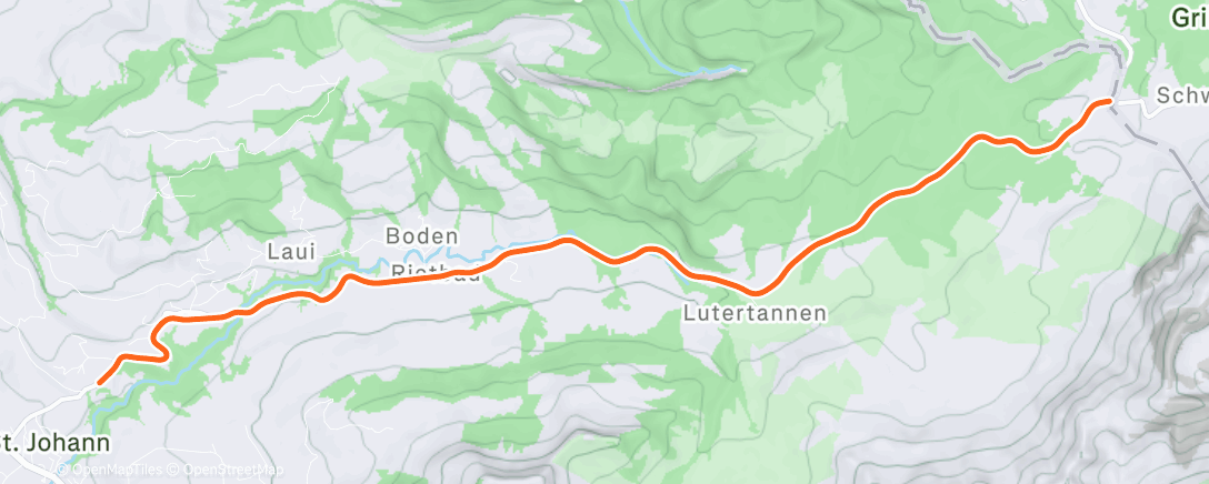 Map of the activity, ROUVY - 15 Minute Cool-down