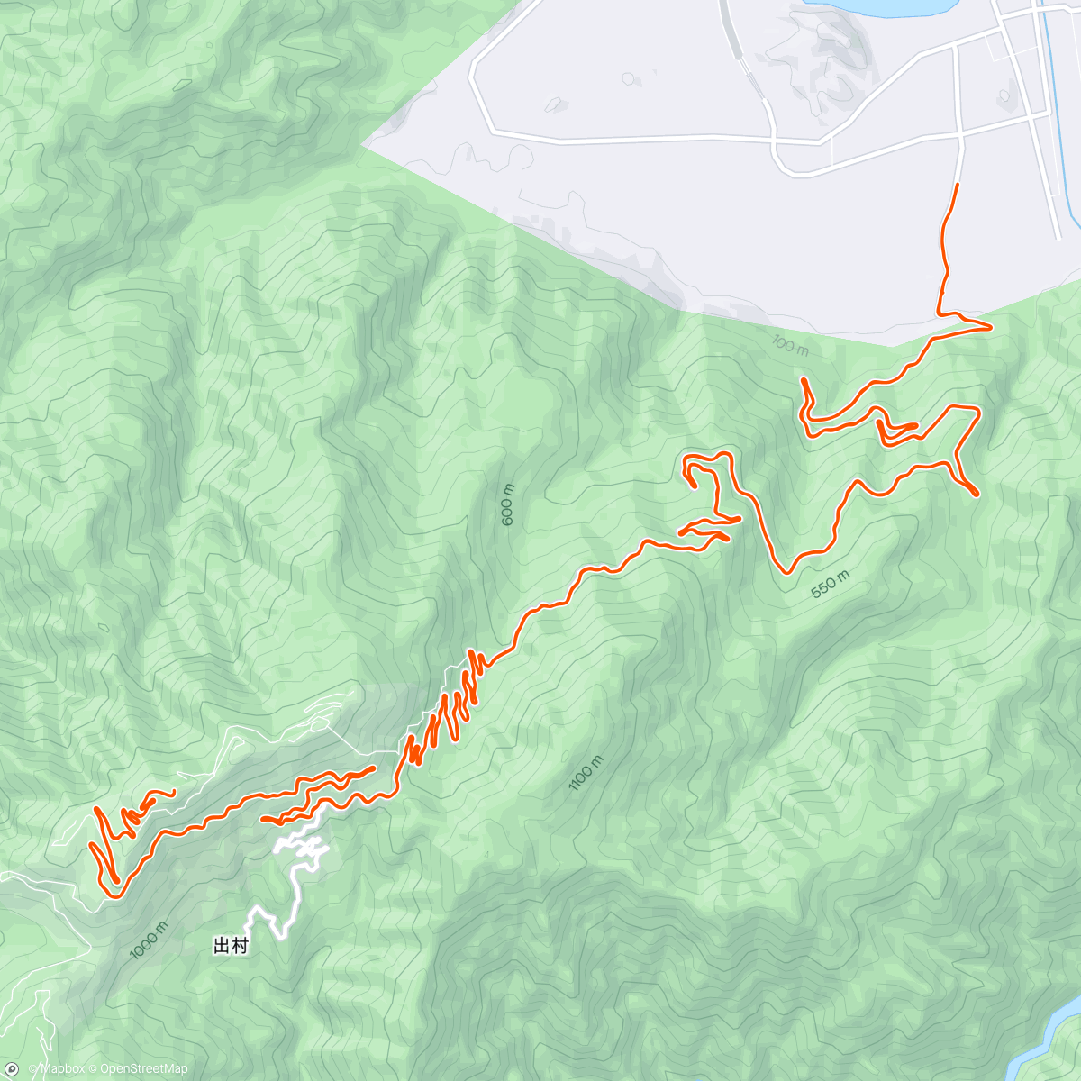 Map of the activity, 晨间骑行