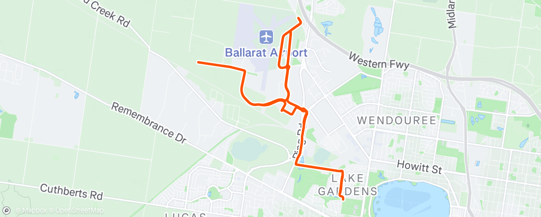 Map of the activity, Airport Zoomies with Von 🛫