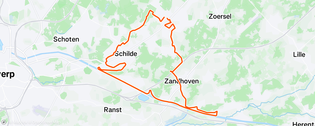 Mapa de la actividad (Ochtendrit)