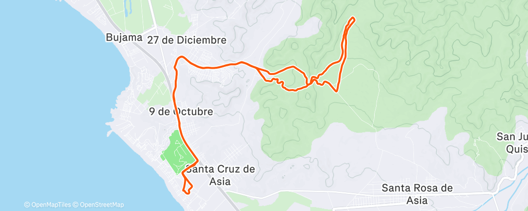 Map of the activity, Morning Ride