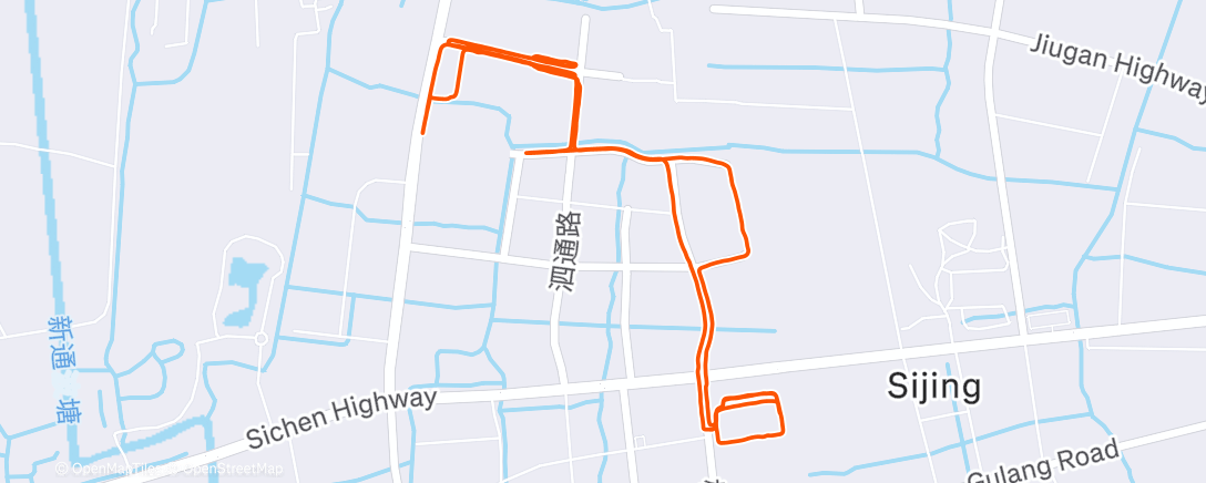 Карта физической активности (午后跑步)