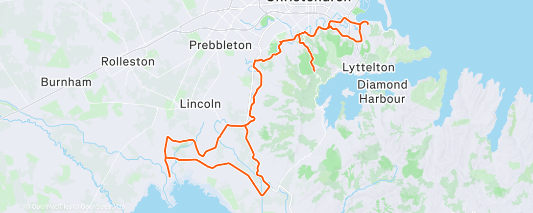 Peta aktivitas, Cycling