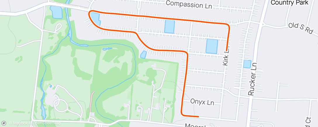 Map of the activity, Afternoon Ride ☁️
