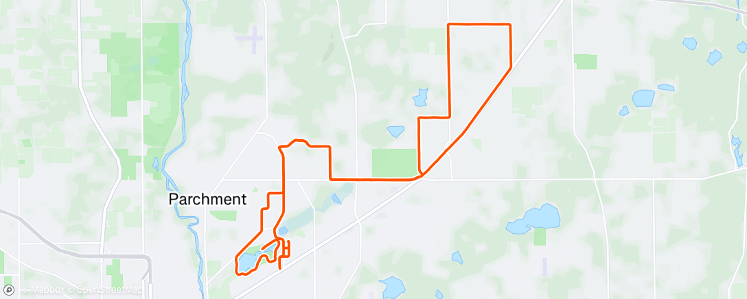 Map of the activity, Morning Ride