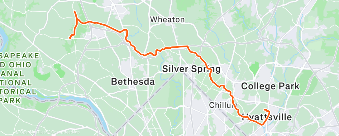 Map of the activity, Boxing