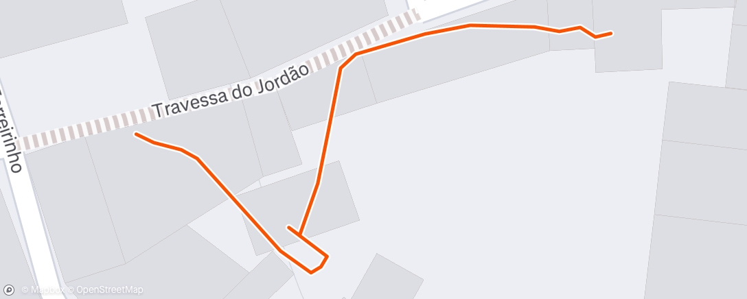Map of the activity, Afternoon Walk
