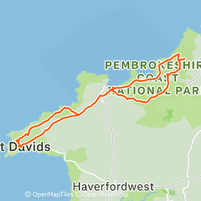 Nevern to St davids pilgrimage | 103.1 km Cycling Route on Strava