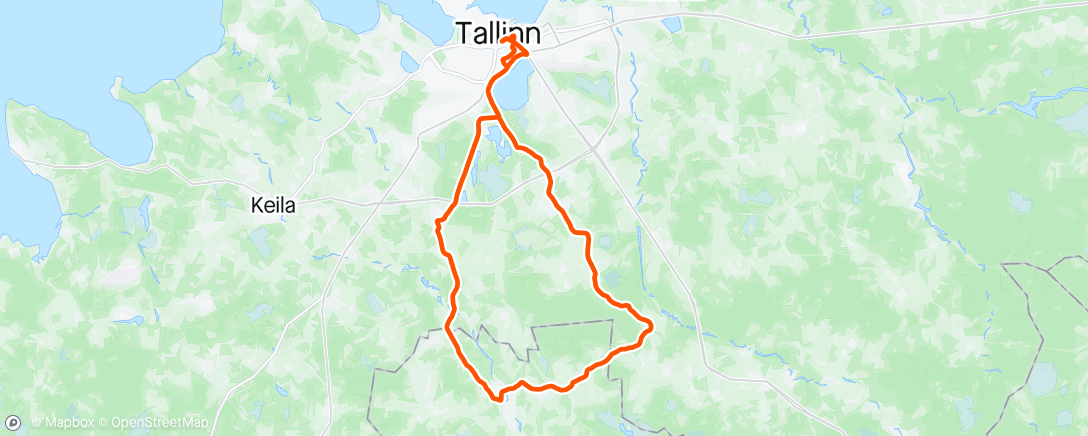 Map of the activity, Solo endurance