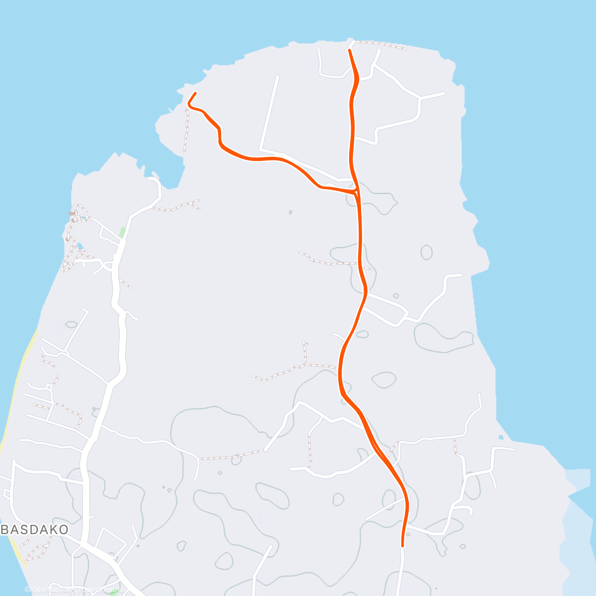 Map of the activity, Moaboal Trail Run 🇵🇭