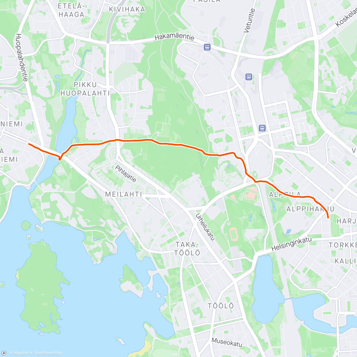 活动地图，To kallio // slow enough to not sweat