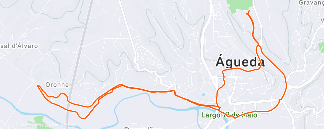 Карта физической активности (Corrida da hora do almoço)