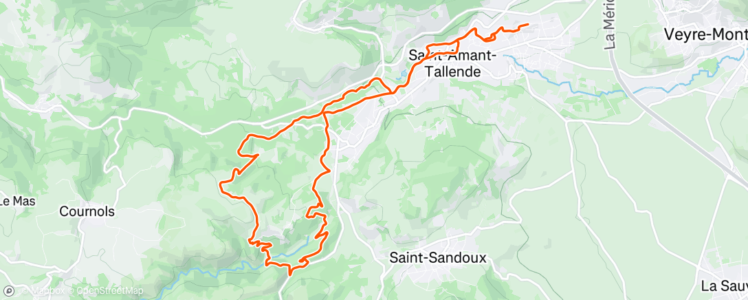 Kaart van de activiteit “Sortie en VTT électrique dans l'après-midi”