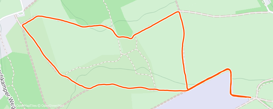 Map of the activity, X-mas walk