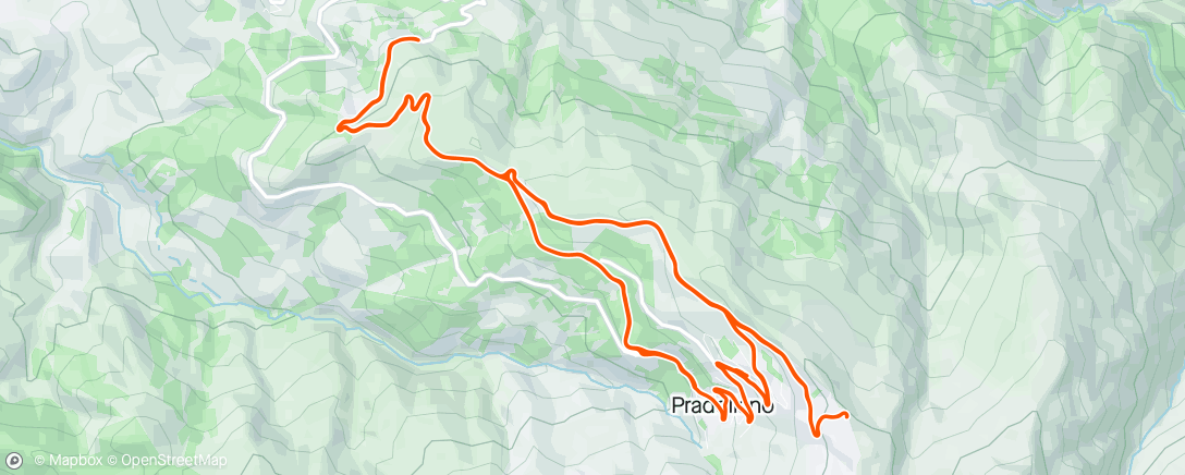 Map of the activity, Sierra Nevada #2