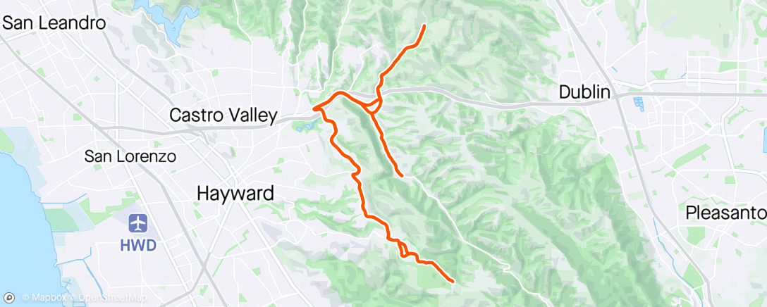Map of the activity, Eden canyon top of 5 canyons