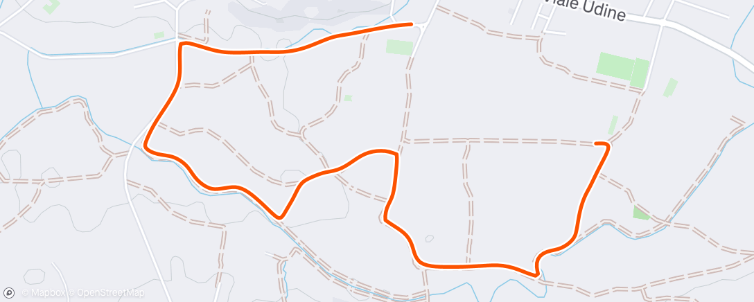 Map of the activity, Corsa pomeridiana