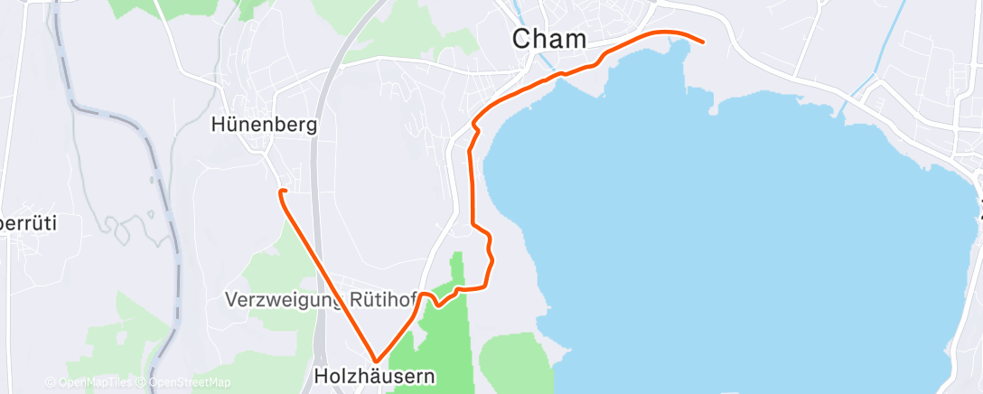 Map of the activity, Percurso da tarde