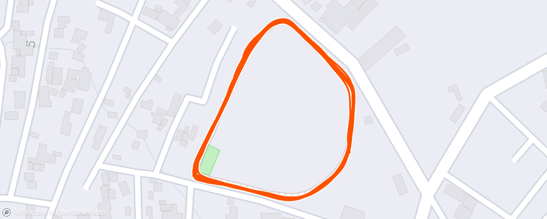 Map of the activity, Morning running 6.5 km at sports club Deesa Today 16/04/2024