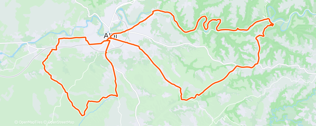 Map of the activity, Boxing day Prenium private JLC Bike ride 👌🏼❤️