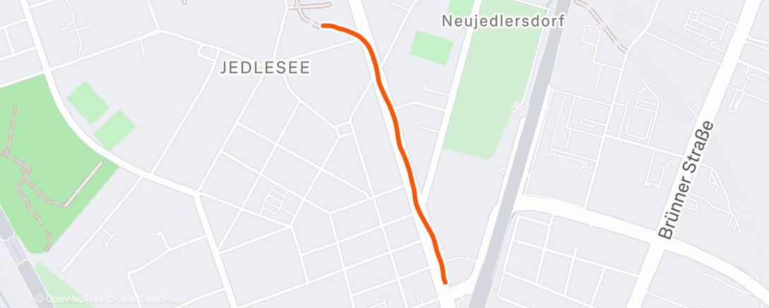 Map of the activity, Spaziergang am Morgen