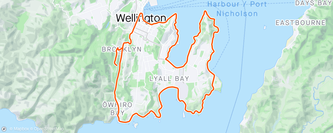 Map of the activity, Evening 🏄‍♂️ 💨