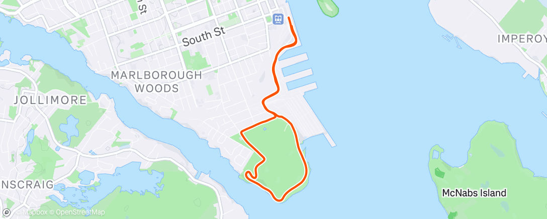 Map of the activity, Run Club
