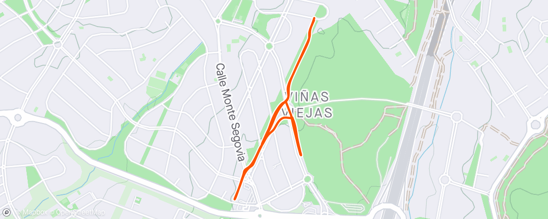 Map of the activity, Cuestas