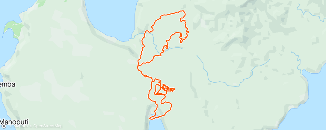 Mapa da atividade, Zwift - Cykel tröskel in Makuri Islands