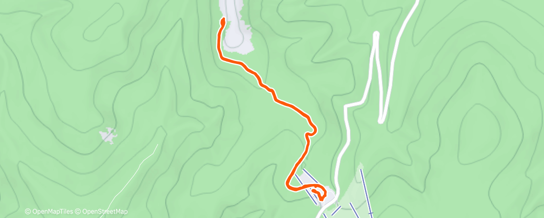 Map of the activity, Morning Walk