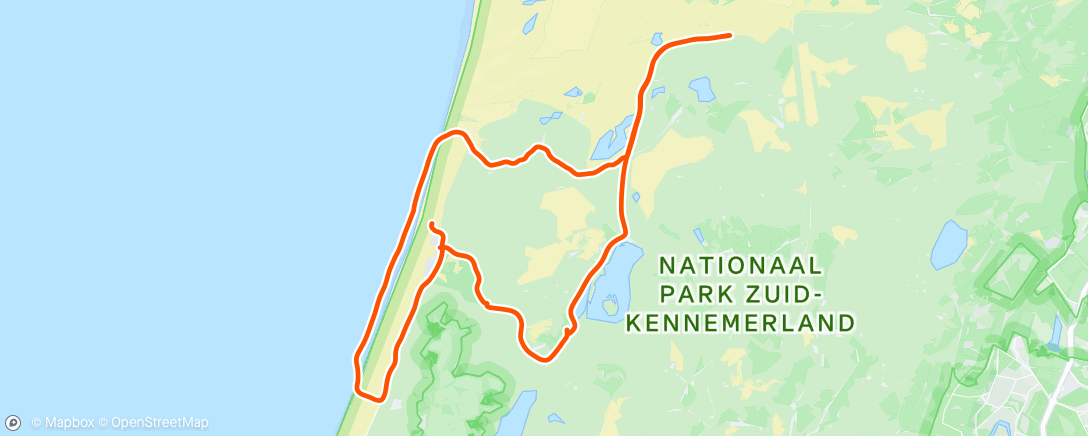 Map of the activity, Afternoon Walk