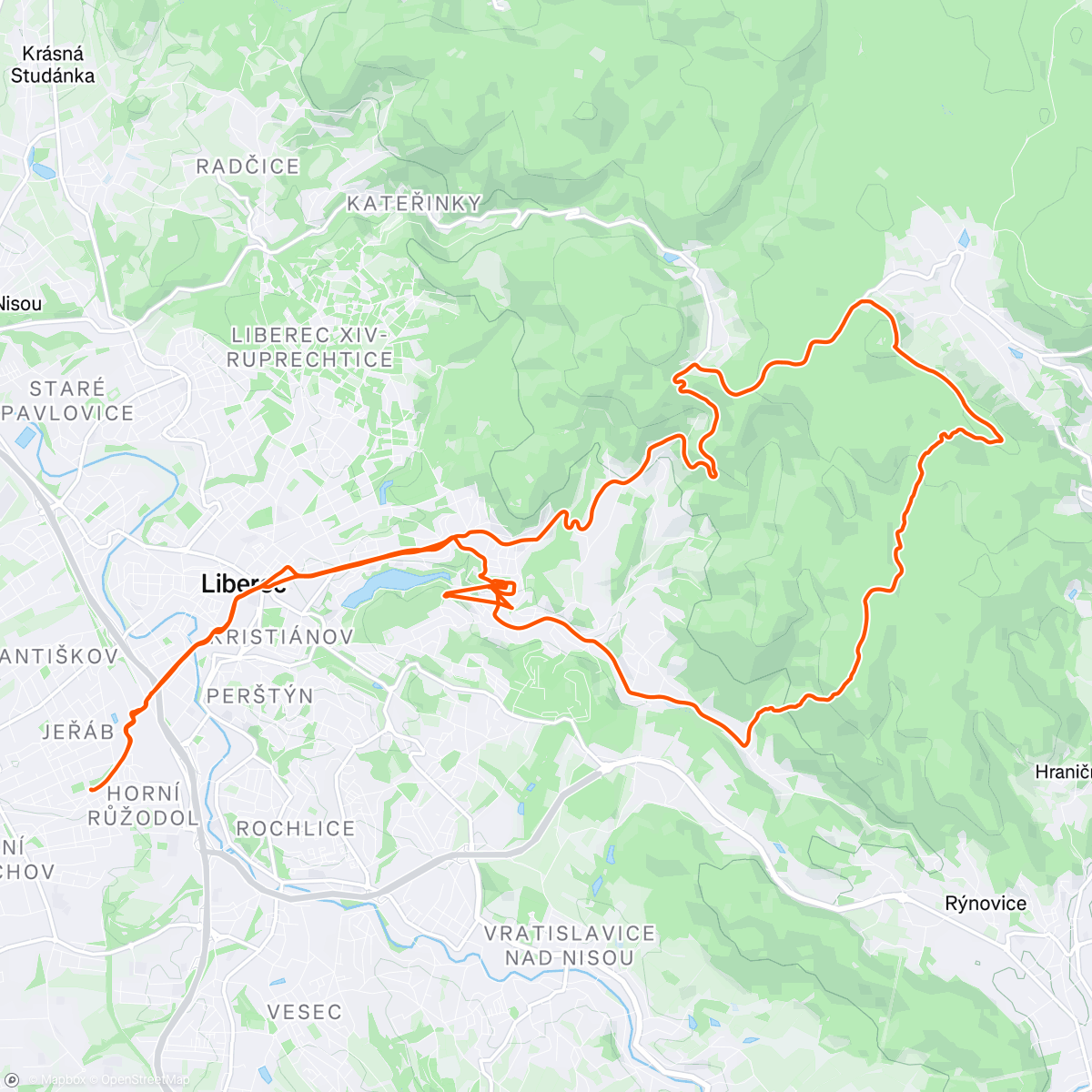 Mappa dell'attività Rozsvítit les