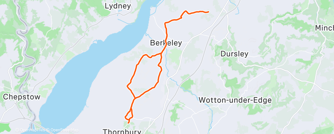 Map of the activity, Morning Ride