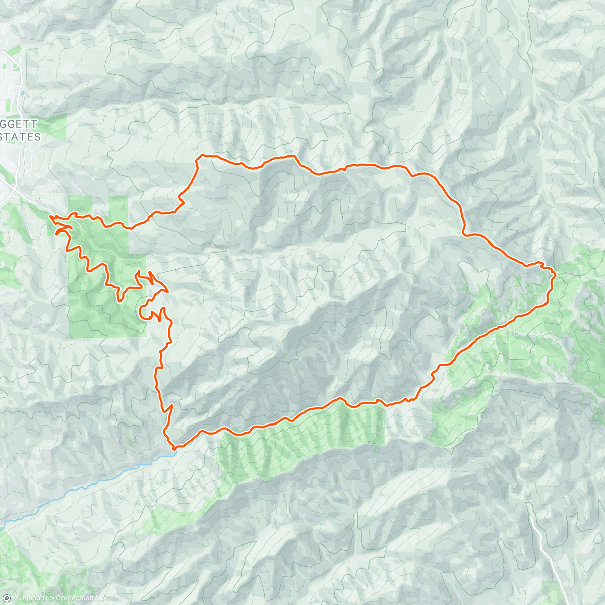 Map of the activity, Kenny Creek, Sessions, City Creek, Mueller