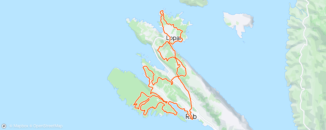 Map of the activity, 4 islands epic ..stage 4..Rab.... And that's it..done!