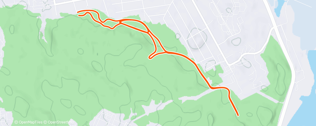 Map of the activity, Северный лыжный заезд (день)