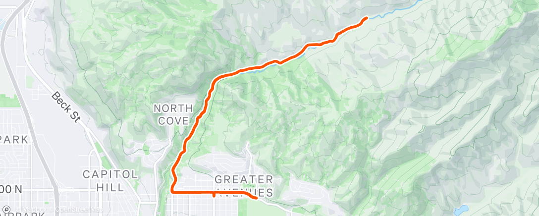 Map of the activity, City creek? More like government conspiracy