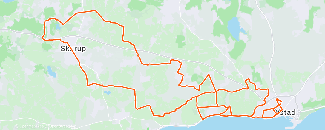 Map of the activity, Morning Gravel Ride Z2