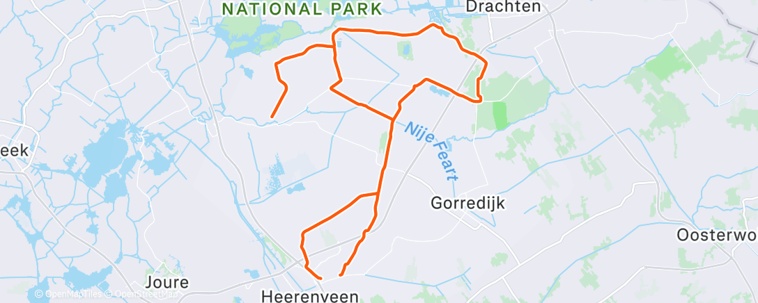 Map of the activity, Ochtendrit