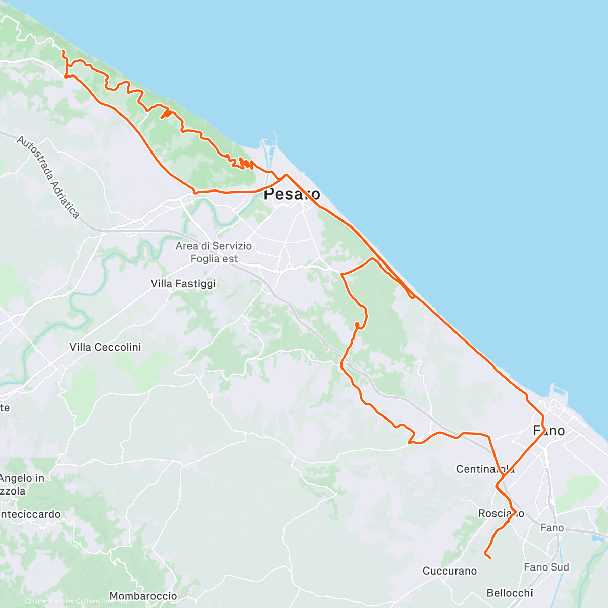 Map of the activity, Social ride 🎅