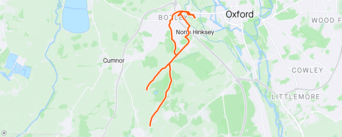 Map of the activity, Morning Run - was actually 14k, didn’t press the button properly so started watch just over 2k in… Run includes a visit to Dunelm and a coffee and croissant stop. Also some tyre lifting.