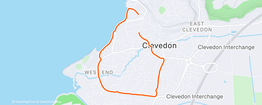 Карта физической активности (Morning Run)