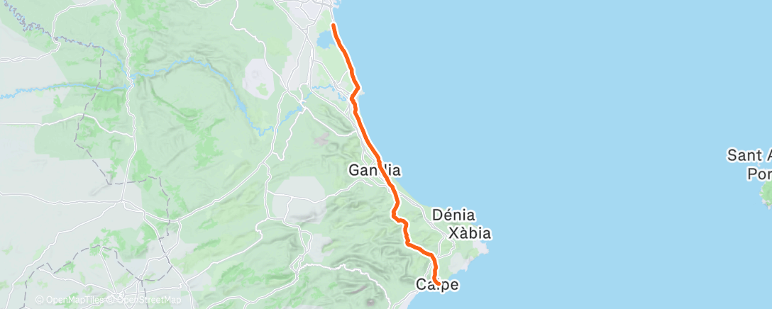 Map of the activity, December team camp D4