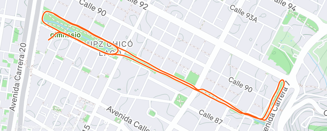 Map of the activity, 30’ Z2