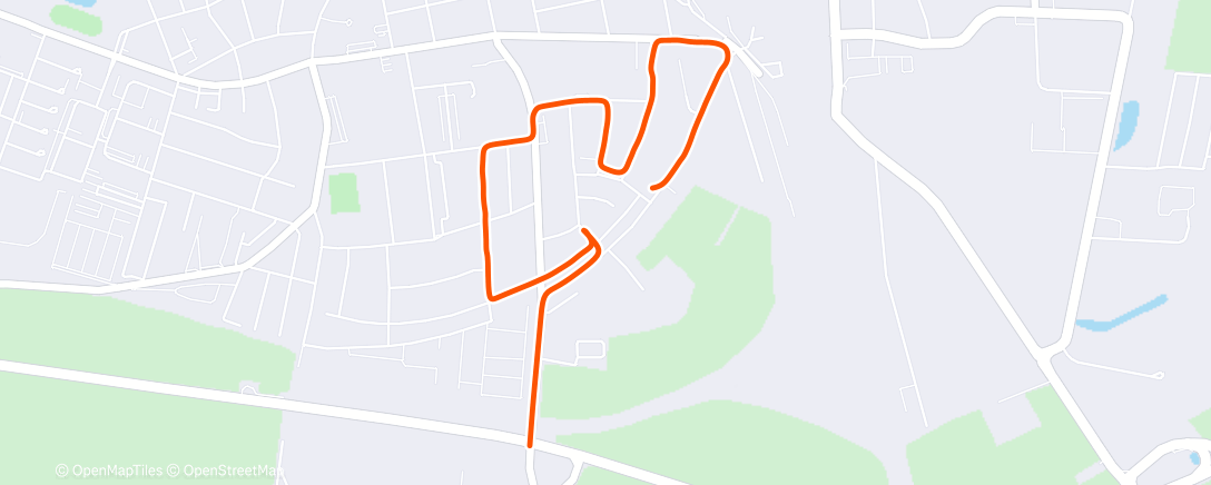 Map of the activity, Spaziergang am Nachmittag