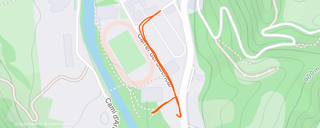 Карта физической активности (Carrera de mañana)