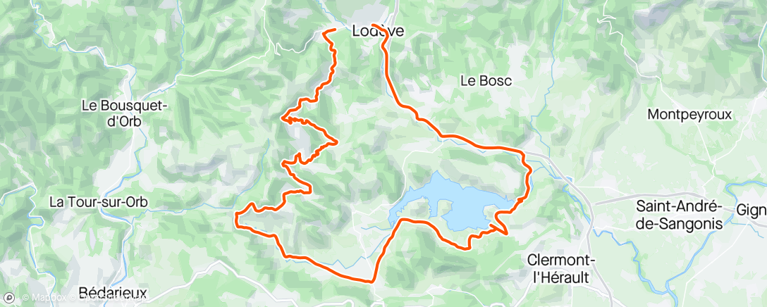 Map of the activity, Route avec Lisou