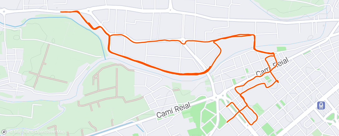 Map of the activity, Run/82